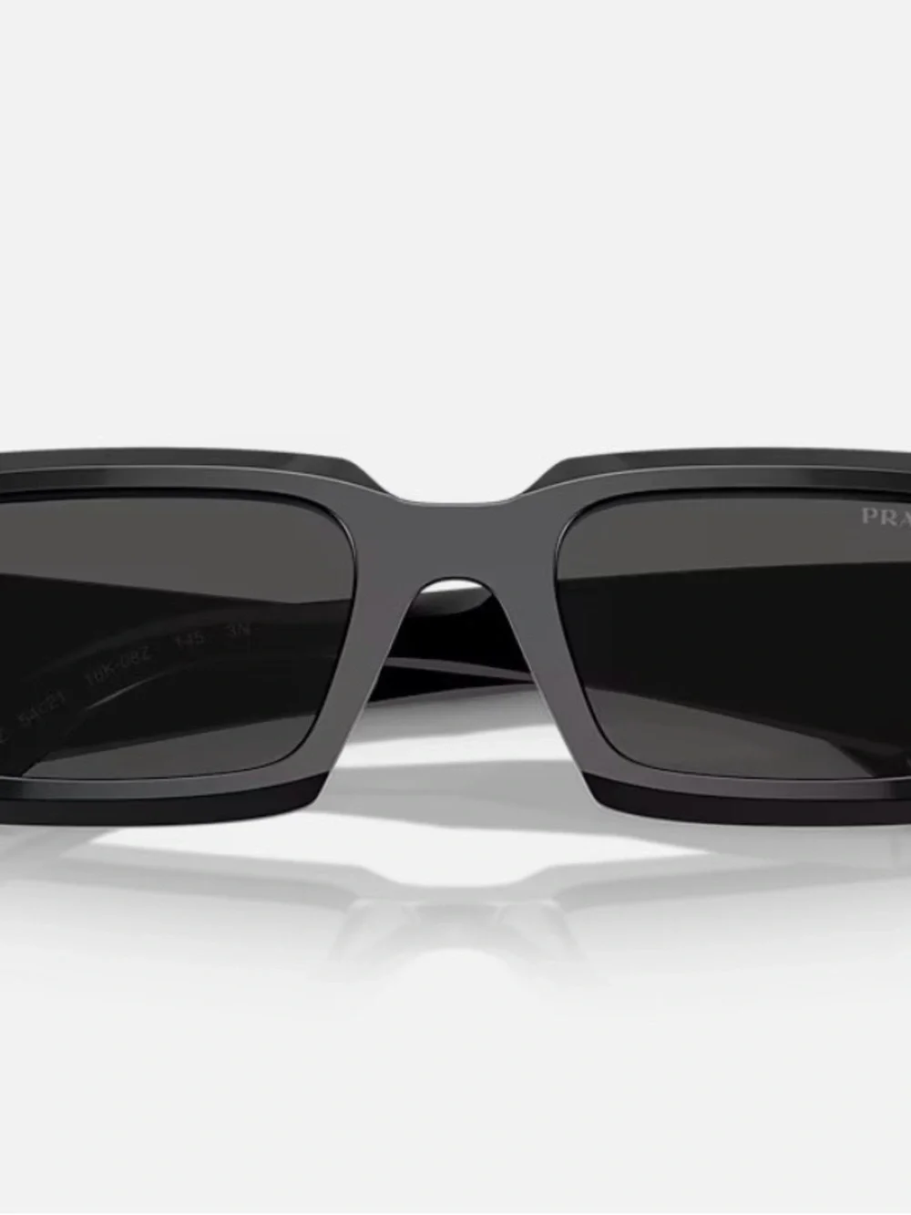 Prada Black Rectangular Sunglasses